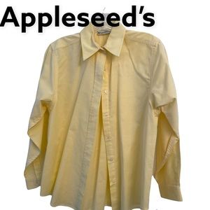 Appleseed’s Long Sleeve button up Yellow Shirt PS